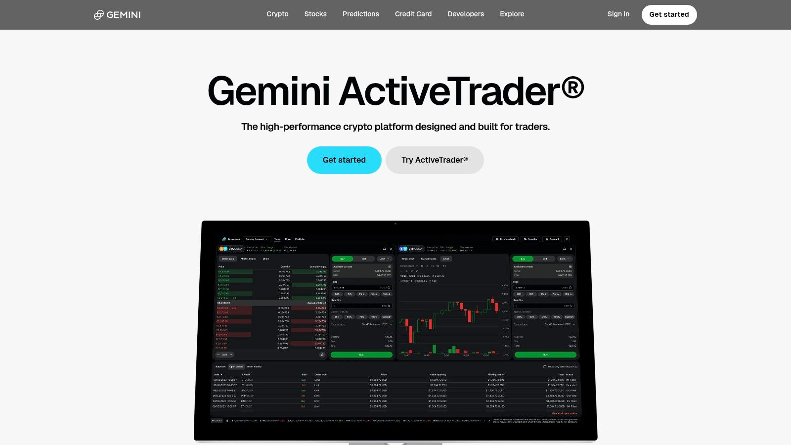 Gemini ActiveTrader